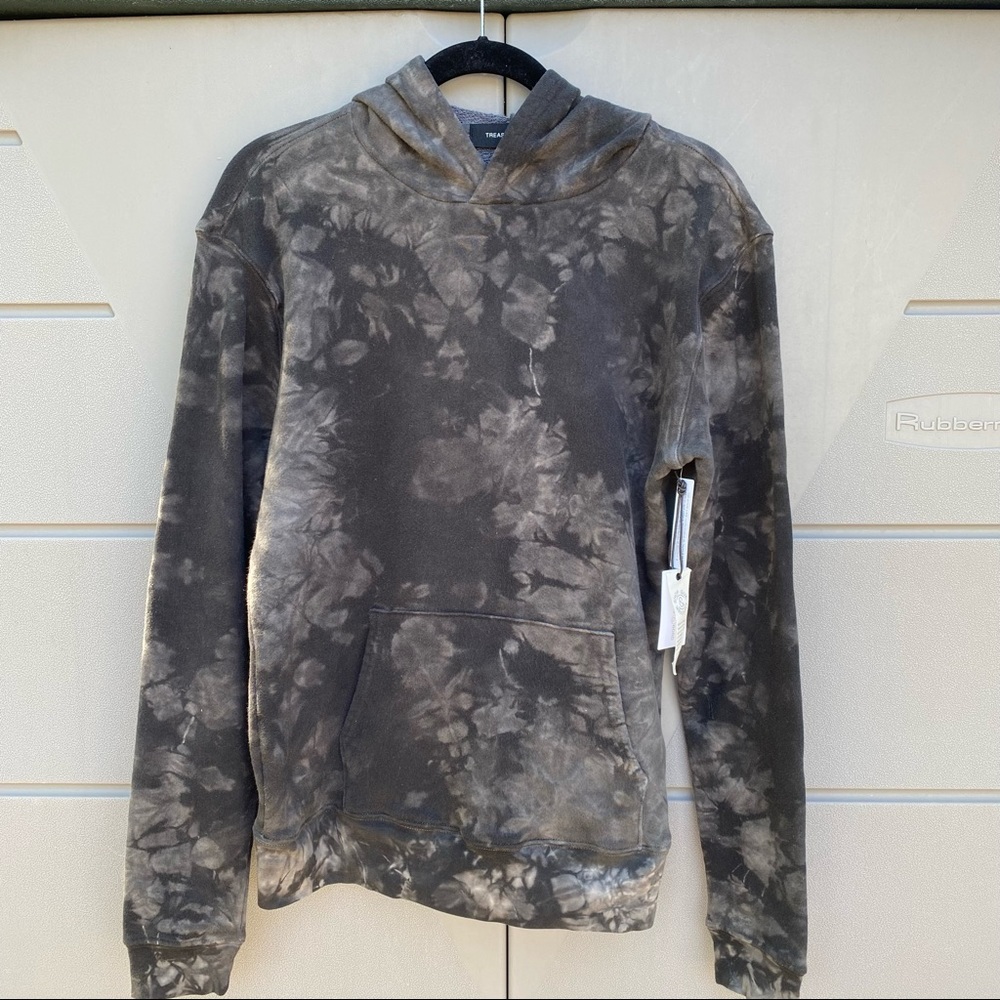 Treasure & Bond Women’s NWT Tie Dye French Terry Boyfriend Hoodie sz XL